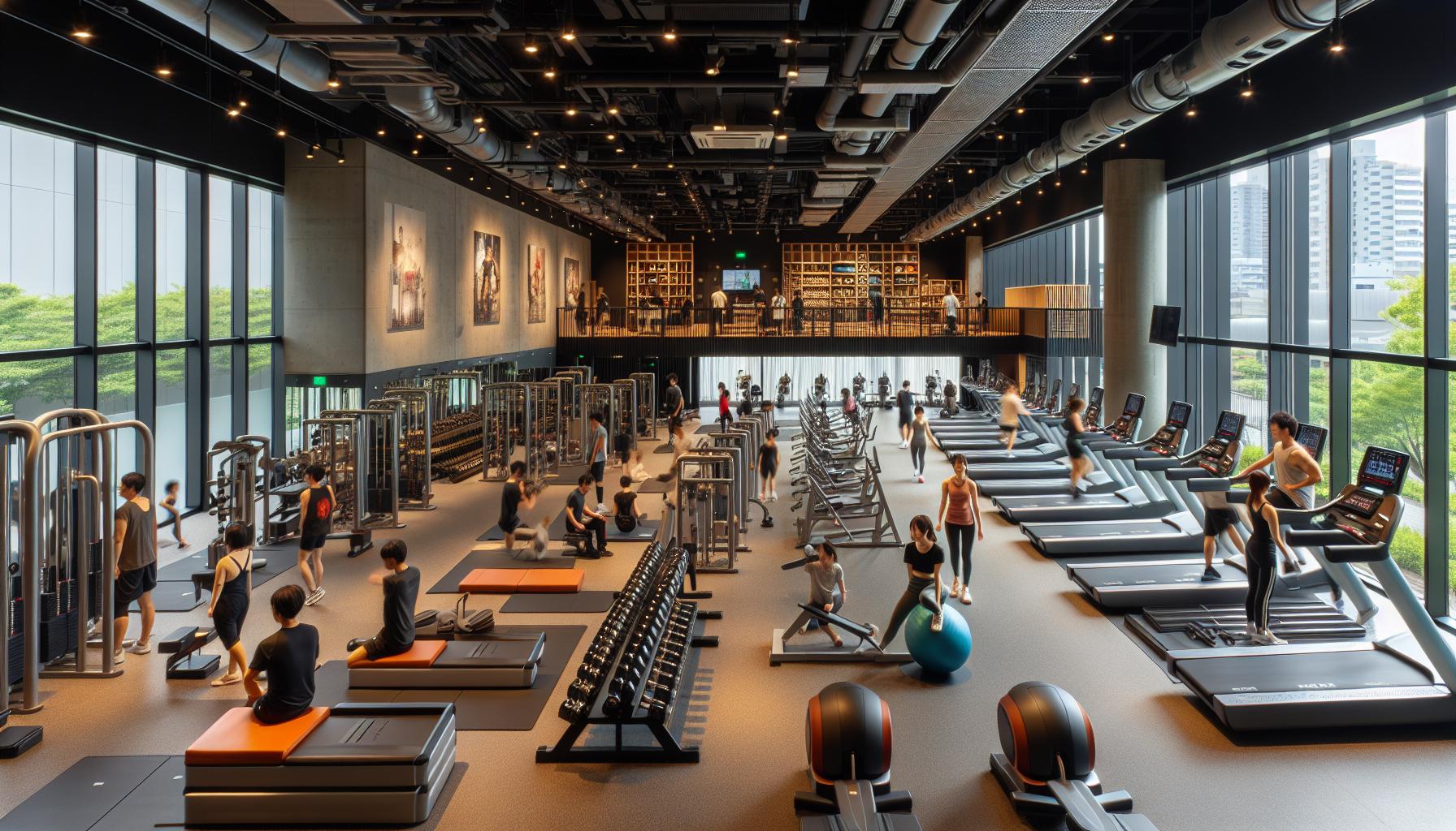 名古屋のトレーニングジムの外観写真