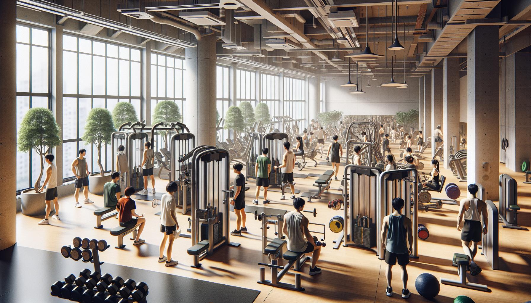 名古屋のトレーニングジムの外観写真